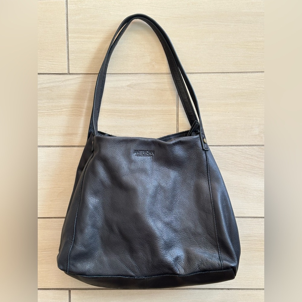 American Leather Co. Black Purse